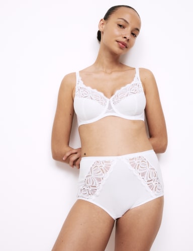 3pk Amelia Lace Full Briefs.