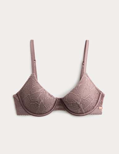LaceWear Wired Demi Cup Bra (A-E).
