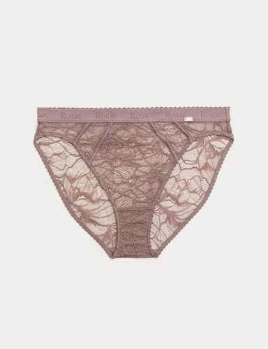 Lacewear High Waisted High Leg Knickers.