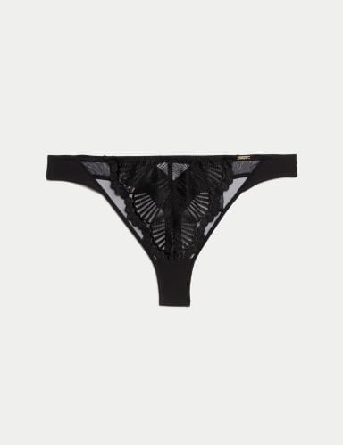 Leon Embroidery Thong.