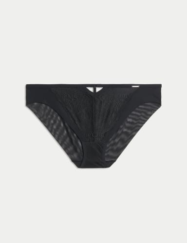 Kyoto Lace High Waisted High Leg Knickers.