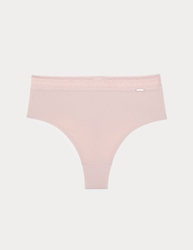 Boston No VPL Microfibre High Waisted Thong.