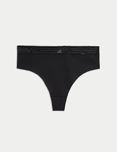 Boston No VPL Microfibre High Waisted Thong.