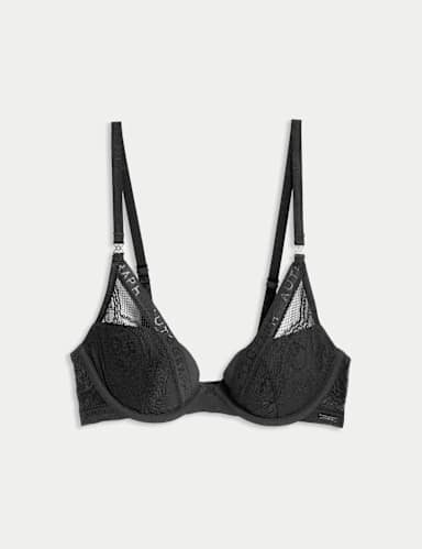 Murcia Lace Wired Plunge Bra A-E.