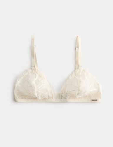Monaco Embroidery Non Wired Bralette (A-E).