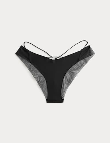 Black Label Micro & Mesh Miami Knickers.