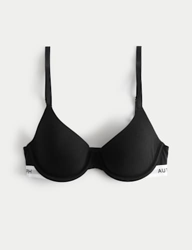 Lille Supima™ Cotton Wired Demi Cup Bra (A-E).