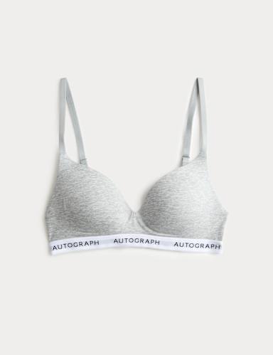 Lille Supima™ Cotton Non Wired Plunge Bra (A-E).