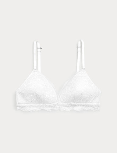 Savannah Lace Non Wired Plunge Bra (A-E).