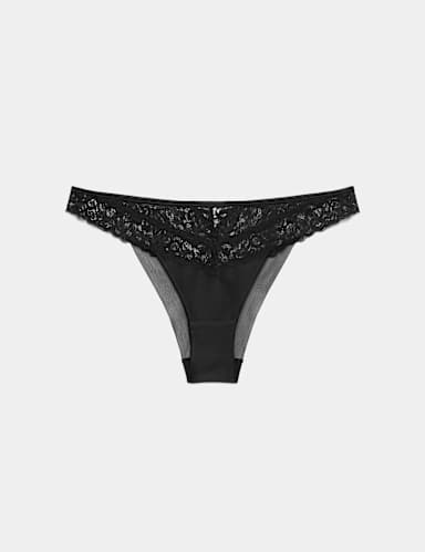 Silk & Lace Brazilian Knickers.