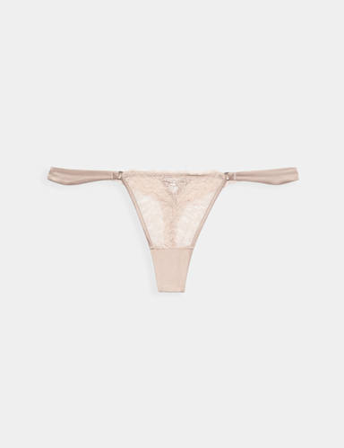 Lace with Silk Tanga Thong.