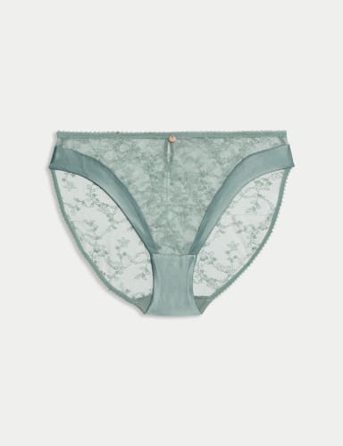 Rosa Lace High Leg Knickers.
