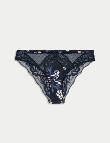 Lantana Silk & Lace Brazilian Knickers