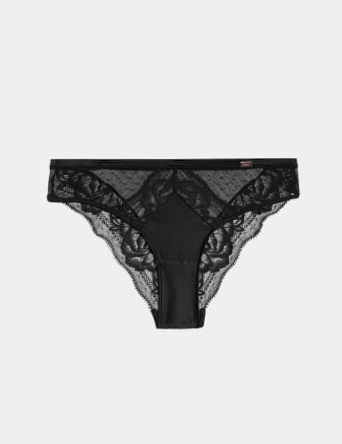 Silk & Lace Brazilian Knickers.
