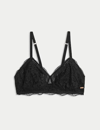 Lace Non Wired Bralette (A-E).