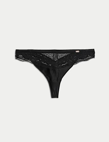 Silk & Lace Thong.