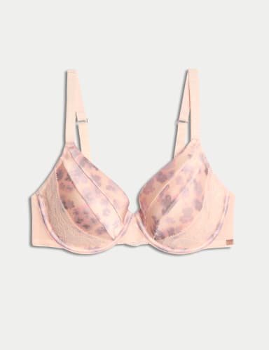 Cherry Blossom Silk Wired Full Cup Bra (A-E).