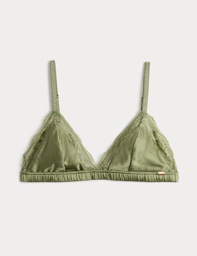 Silk Non Wired Bralette (A-E).