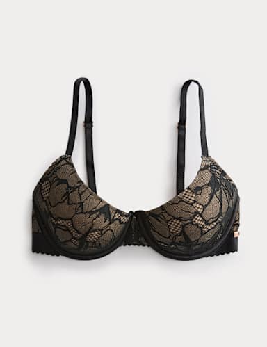 LaceWear Wired Demi Cup Bra (A-E).