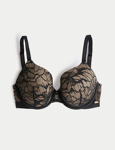 LaceWear Wired Plunge Bra (F-H).