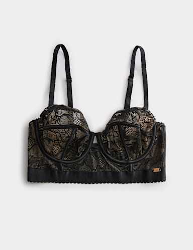 LaceWear Wired Longline Balcony Bra (A-E).