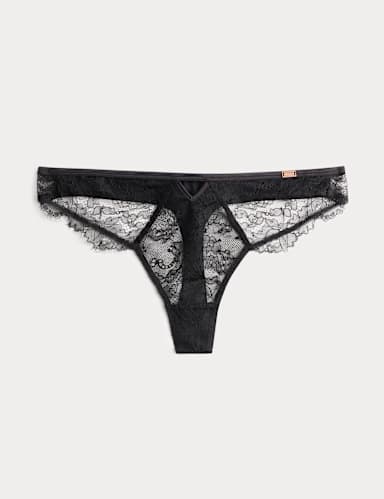 Forget Me Not Lace Thong.