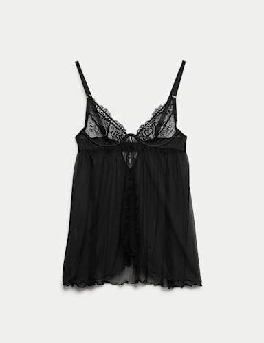 Lace Wired Babydoll (A-DD).