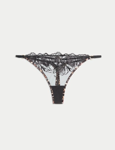 Gala Embroidered Thong.