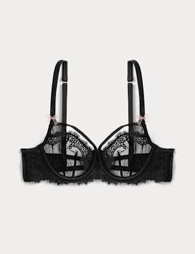 Magda Embroidery Wired Balcony Bra A-E.
