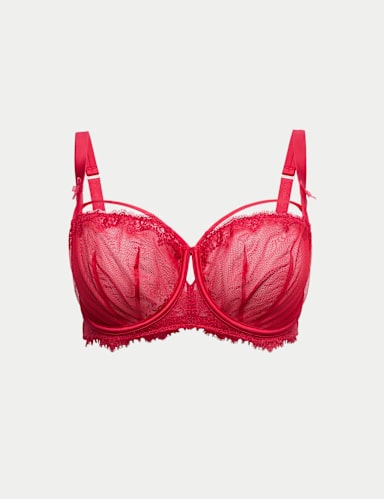 Magda Embroidery Wired Balcony Bra (F-H).