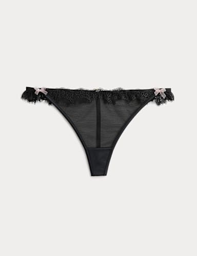 Magda Embroidery Thong.