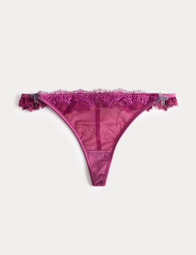 Magda Embroidery Thong.