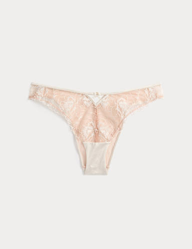 Arianna Mesh Embroidery Miami Knickers.
