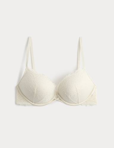 Lace Double Boost Push-Up Plunge Bra (A-D).
