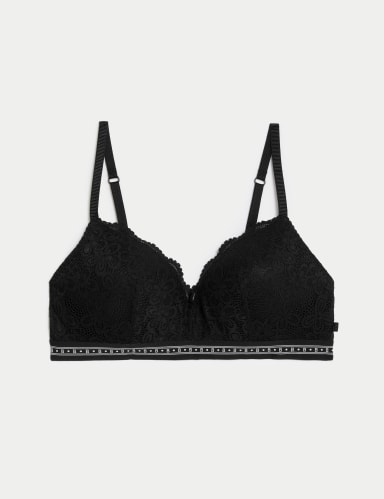 Cleo Lace Non Wired Push Up Bra A-E.