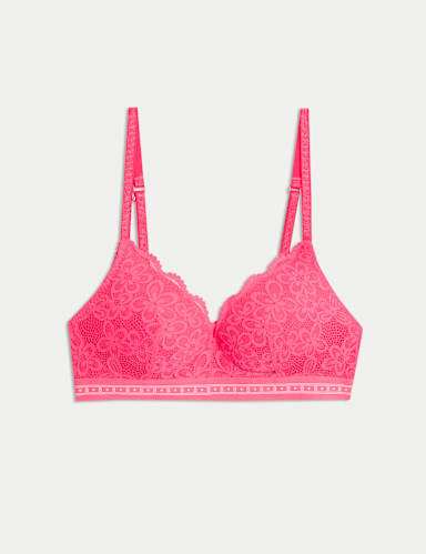 Cleo Lace Non Wired Plunge Bra (A-E).