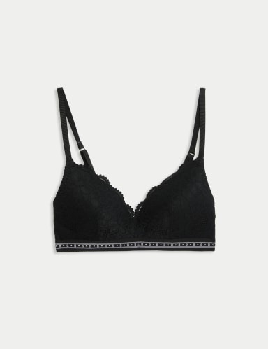 Cleo Lace Non Wired Plunge Bra (A-E).
