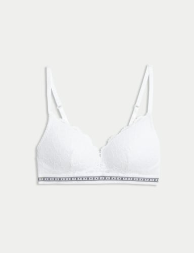 Cleo Lace Non Wired Plunge Bra (A-E).