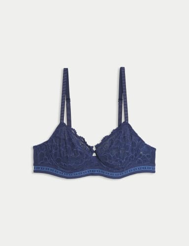 Cleo Lace Wired Balcony Bra (A-E).