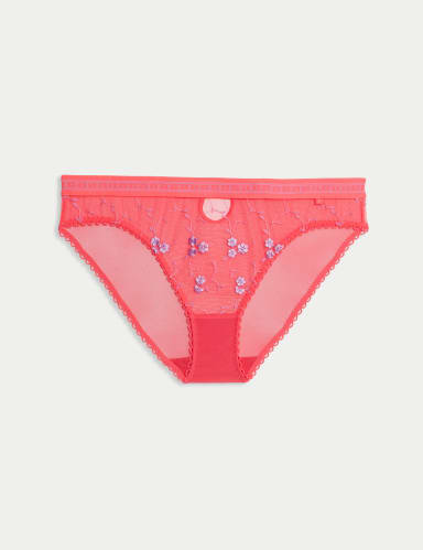 Karina Embroidery High Leg Knickers.