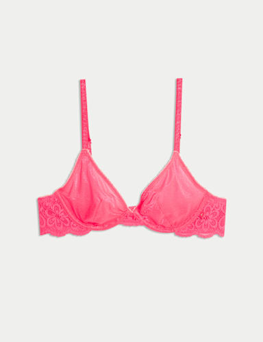 Hanna Glossie Wired Plunge Bra (A-E).