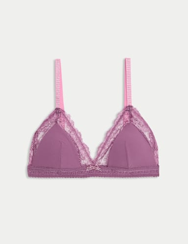 Anna Lace Non Wired Bralette A-E.