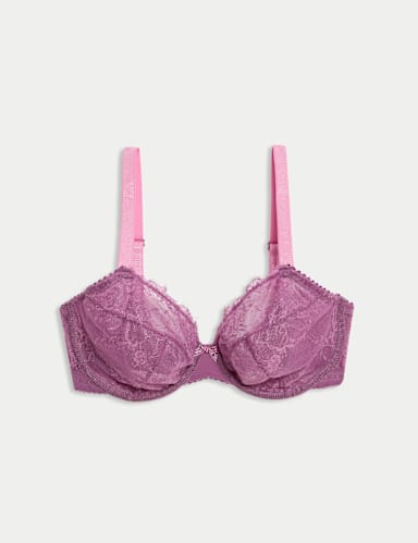 Anna Lace Wired Plunge Bra (F-H).