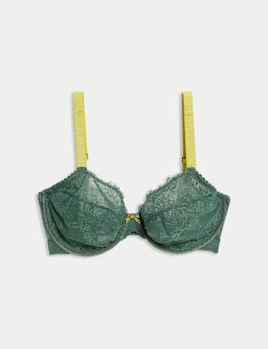 Anna Lace Wired Plunge Bra (F-H).