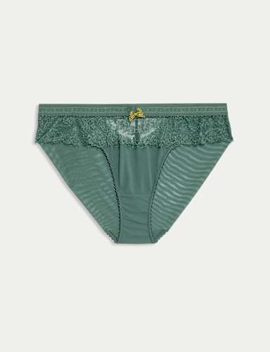 Anna Lace High Leg Knickers.