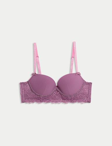 Anna Wired Longline Push-Up Balcony Bra A-E.