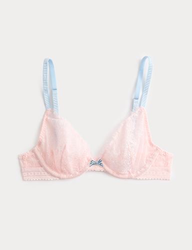 Anna Lace Wired Plunge Bra (A-E).