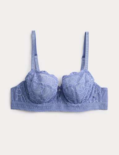 Cleo Lace Wired Balcony Bra (A-E).