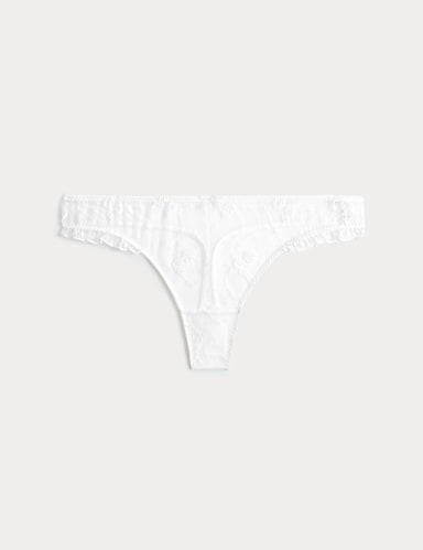 Helena Embroidery Thong.
