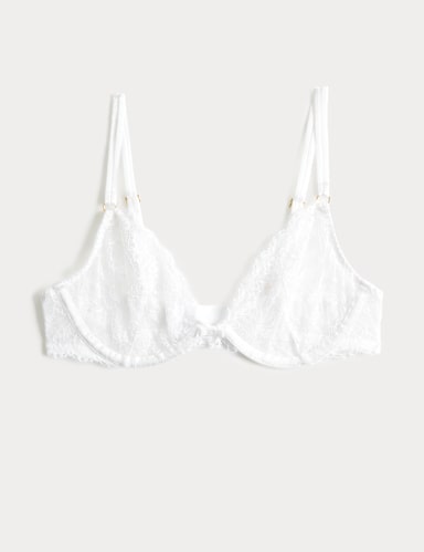 Ida Lace Wired Plunge Bra (A-E).